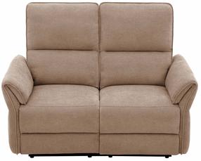 Sofa-reklaineris Home4you Damika 14212, šviesiai ruda sp., 92 x 143 cm x 103 cm