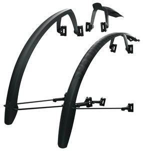 Комплект брызговиков SKS SKS12034, пластик, черный цв., 2 шт.