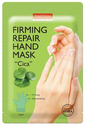 Rankų kaukė Purederm Firming Repair Cica, 2 vnt.
