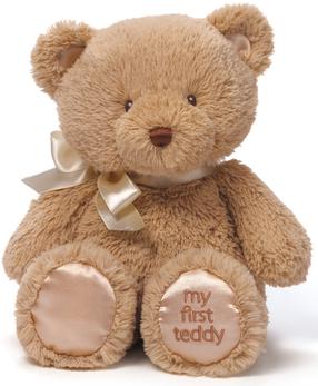 Плюшевая игрушка Gund My First Teddy 60486301, коричневый цв., 45 см