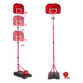 Basketbola statīvs ar bortu un grozu HC629422, Ar bumbu, 100 - 200 cm
