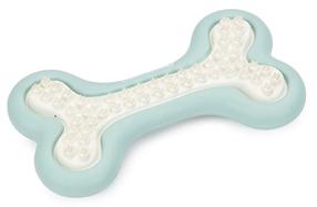Žaislas šuniui, tąsymui Beeztees Puppy Dental Bone 626747, 10 cm, balta sp./žalia sp., 10 cm