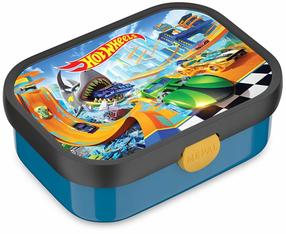 Konteiners pārtikai, ar galda piederumiem Mepal Hot Wheels, 0.75 l, 17.8 cm x 13.2 cm, daudzkrāsaina