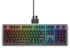 Vadu spēļu tastatūra Dell Alienware Alienware AW920K Cherry MX Red, Angļu (US), melna krās.