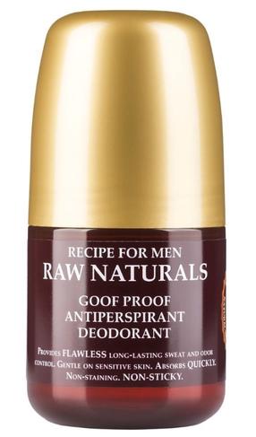 Дезодорант для мужчин Recipe For Men Raw Naturals Goof Proof, 60 мл