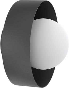 Lampa sienas Emibig Lulu K1 1536/K1, G9, 1 x 8 W, balta krās. / melna krās.