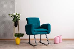 Supamasis krėslas Hanah Home Kono 859FTN1749, žalia sp., 86 cm x 52 cm x 99 cm