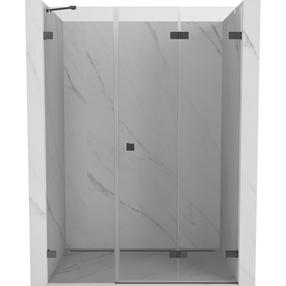 Dušo durys Mexen Lunar-F, 110 cm x 200 cm, skaidri sp./pilka sp./grūdintas