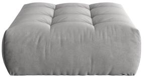 Pufas Micadoni Home Bloom Velvet, pilka sp., 110 cm x 101 cm x 42 cm