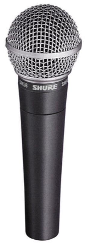 Vadu mikrofons Shure SM58-LCE, pelēka krās.