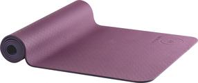 Kilimėlis fitnesui ir jogai Ako Yoga Yin Yang Earth, mėlyna sp./violetinė sp., 183 cm x 61 cm x 0.6 cm