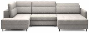 Kampinė sofa Berrto Raquel 03, šviesiai pilka sp., dešininė, 165 x 306 cm x 100 cm