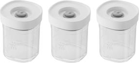 Toidu säilitamise konteinerite komplekt Zwilling Fresh & Save 1025149, 0.12 l, läbipaistev v./valge v.