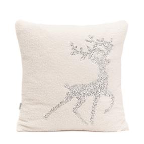 Kalėdinis dekoratyvinės pagalvėlės užvalkalas Homla Niko 831244, balta/sidabro, 45 cm x 45 cm