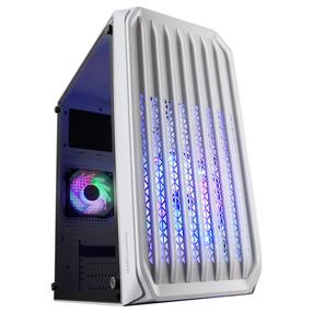 Корпус компьютера Mars Gaming MC-S2, прозрачный цв./белый цв.