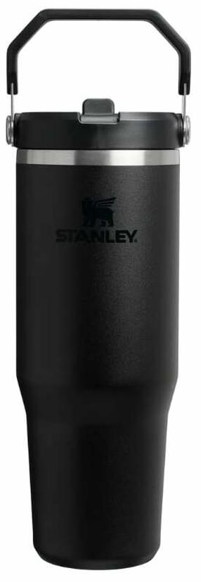 Termokrūze Stanley The IceFlow Flip Straw 2.0 Tumbler, 0.89 l, melns krās.