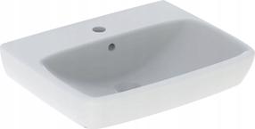 Vonios praustuvas Geberit Selnova Square, porcelianas, 55 cm x 44 cm x 17.5 cm, balta sp.