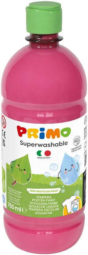 Dažai guašas Primo Superwashable, 750 ml, rožinė sp., 1 sp.
