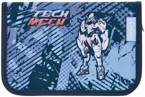 Penalas Herlitz Tech Mech, 20.5 cm x 14 cm, mėlyna sp./balta sp./žydra sp.