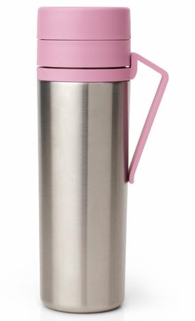 Termopudele Brabantia Make & Take, 0.5 l, sudraba krās./rozā krās.