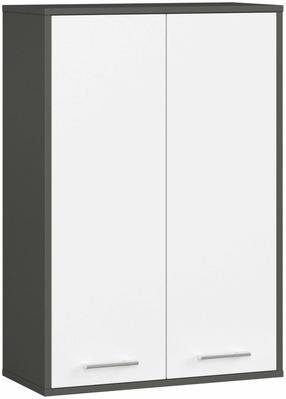 Pakabinama vonios spintelė Akord Fin H934, balta sp./grafito sp., 30.5 cm x 64.2 cm x 93.6 cm