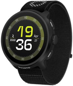 Viedais pulkstenis Suunto Run 46mm, melns krās.