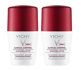 Deodorant naistele Vichy 96H Clinical Control, 50 ml, 2 tk