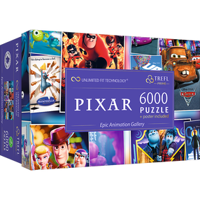 Dėlionė Trefl Disney Pixar Collection 81038, 96 cm x 136 cm, 6000 vnt., įvairių spalvų