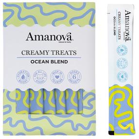 Skanėstas katėms Amanova Creamy Treats Ocean Blend, tunas, 0.015 kg, 6 vnt.