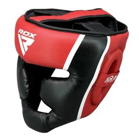 Bokso šalmas RDX Aura Plus T-17 HGR-T17RB-M+, juoda sp./raudona sp., M