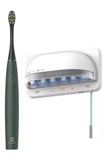 Elektrinis dantų šepetėlis Oclean Air 2 & Sanitizer S1, žalia sp.