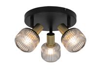 Šviestuvas nukreipiamasis Domoletti Shadow R5021009A-3R, E14, 3 x 25 W, tamsiai pilka sp. / juoda sp.
