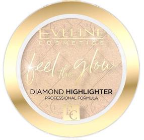 Highlighter Eveline Feel The Glow, hele pruun v., 01 sparkle, 4.2 g