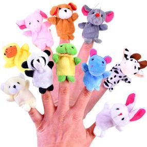 Пальчиковые куклы Animals ZA3675 ZA3675, 5 см, многоцветный