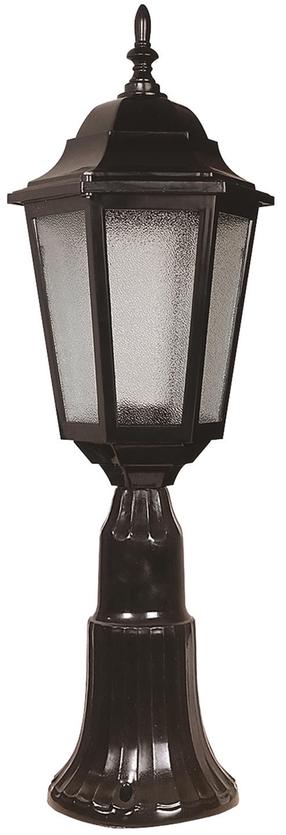 Brīvi stāvošs āra gaismeklis Opviq BSU-68188-BSY-K, 60W, E27, IP65, melna krās., 23 cm x 60 cm