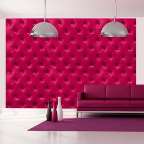 Fototapetas Artgeist Fuchsia Rhombuses LNEW010305, 140 cm x 200 cm