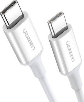 Laidas Ugreen UGR1118WHT, 2 x USB-C, 50 cm, balta sp.