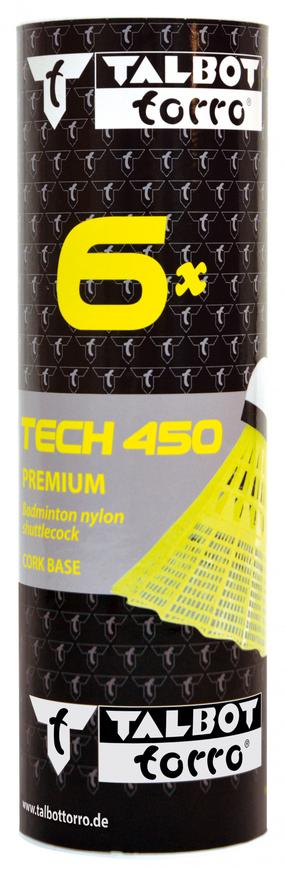 Badmintona volāns Talbot Torro Tech 450, 6 gab.