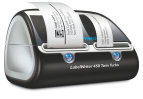 Принтер этикеток Dymo LabelWriter 450 Twin Turbo, 1120 г, серебристый цв./черный цв.