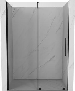 Dušo durys Mexen Velar, 120 cm x 200 cm, juoda sp./grūdintas