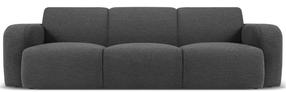 Sofa Micadoni Home Molino MIC_3S_101_F1_MOLINO7, tamsiai pilka sp., 95 x 235 cm x 72 cm