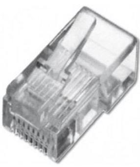 Võrgutoodete lisad Assmann Modular Plug CAT 5e RJ45, läbipaistev v.