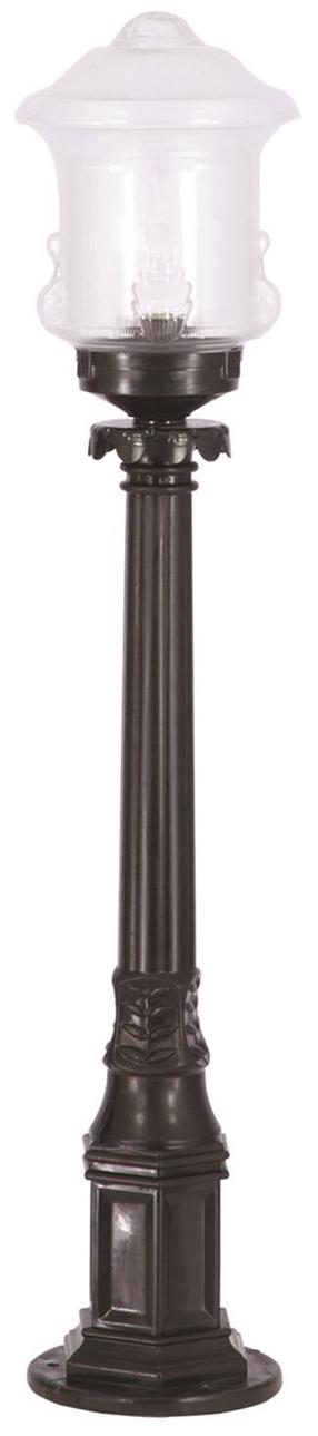 Pastatomas lauko šviestuvas Opviq BSU-68189-BSY-M3-B, 60W, E27, IP65, juoda sp., 20 cm x 83 cm