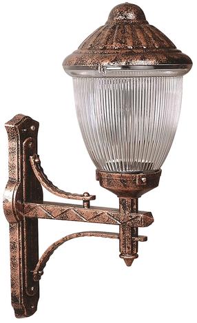 Sieninis lauko šviestuvas Opviq BAP-68210-BKR, 60W, E27, IP65, ruda sp., 35 cm x 50 cm