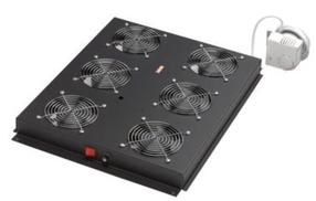 Аксессуары для серверных шкафов Digitus DN-19 FAN-4-SRV-B, 43.5 см