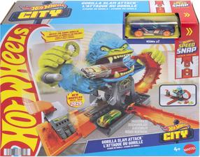 Autorada Mattel Hot Wheels City Gorilla Slam Attack JHL92, mitmevärviline