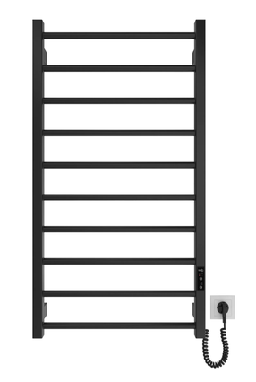 Elektriline rätikuradiator Mario HF Leeds, must v., 53 cm x 97 cm