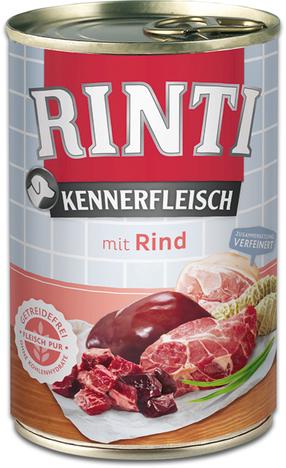Märg koeratoit RINTI Kennerfleisch Beef, veiseliha, 0.4 kg
