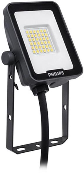 Prožektorius be judesio daviklio, tvirtinamas prie lubų arba sienos Philips Ledinaire Floodlights BVP164, 10 W, 1100 lm, 3000 °K, IP65, pilka sp.