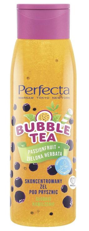 Kūno prausimosi želė Perfecta Bubble Tea Passionfruit + Green Tea, 400 ml